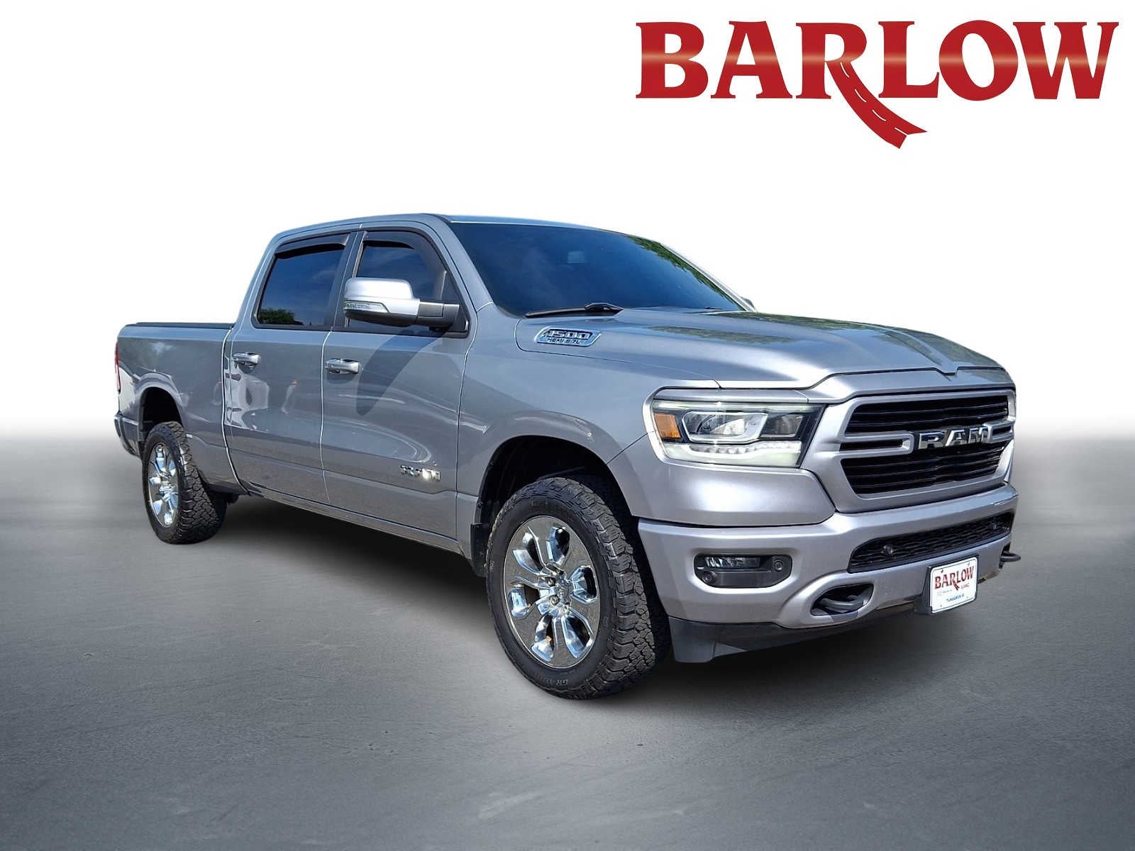2019 RAM 1500 Big Horn/Lone Star in Silver — front three-quarter view