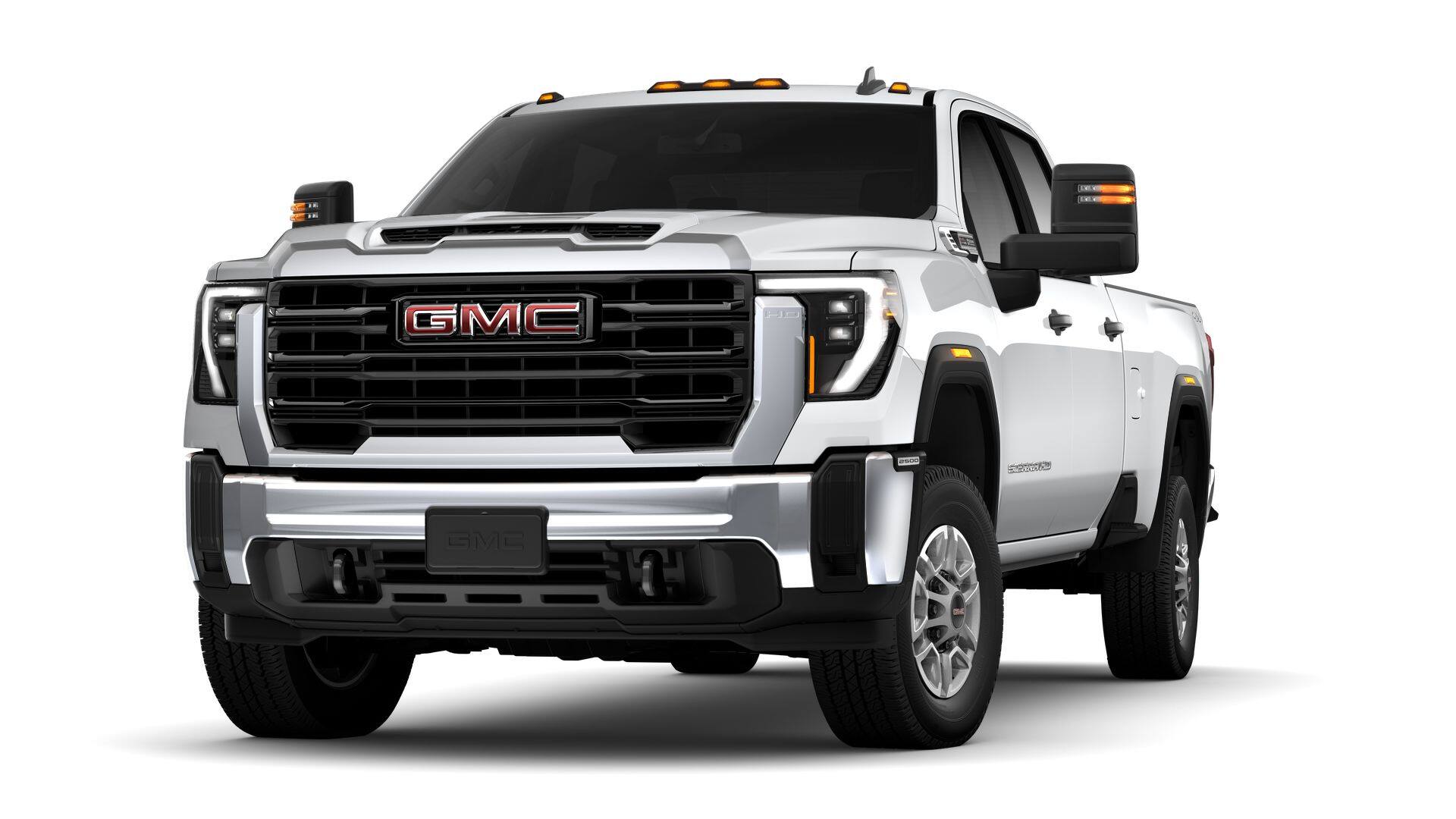 2026 GMC Sierra 2500 HD Pro in Summit White — front three-quarter view