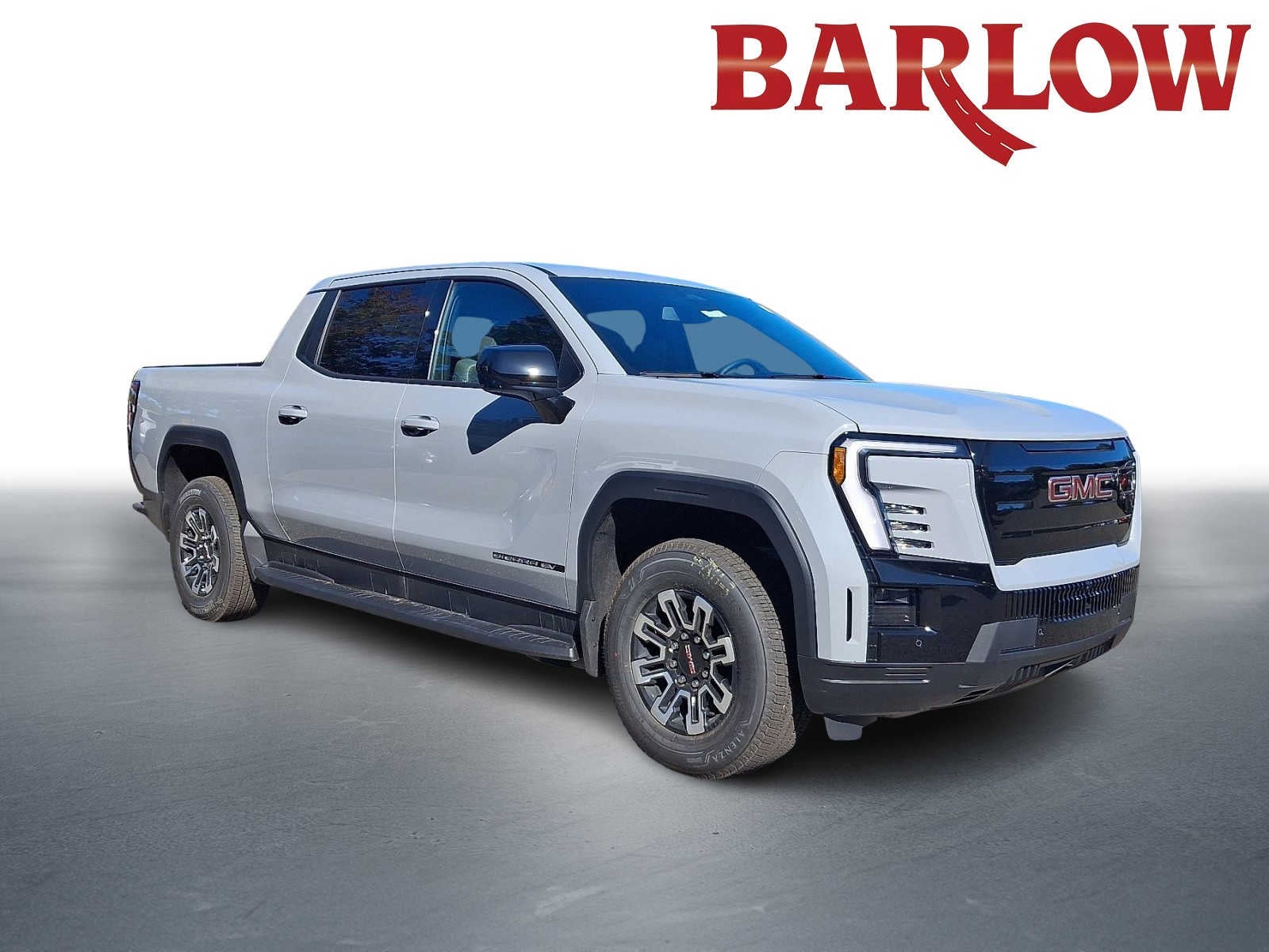 2026 GMC Sierra EV Elevation Standard Range in Thunderstorm Gray — front three-quarter view