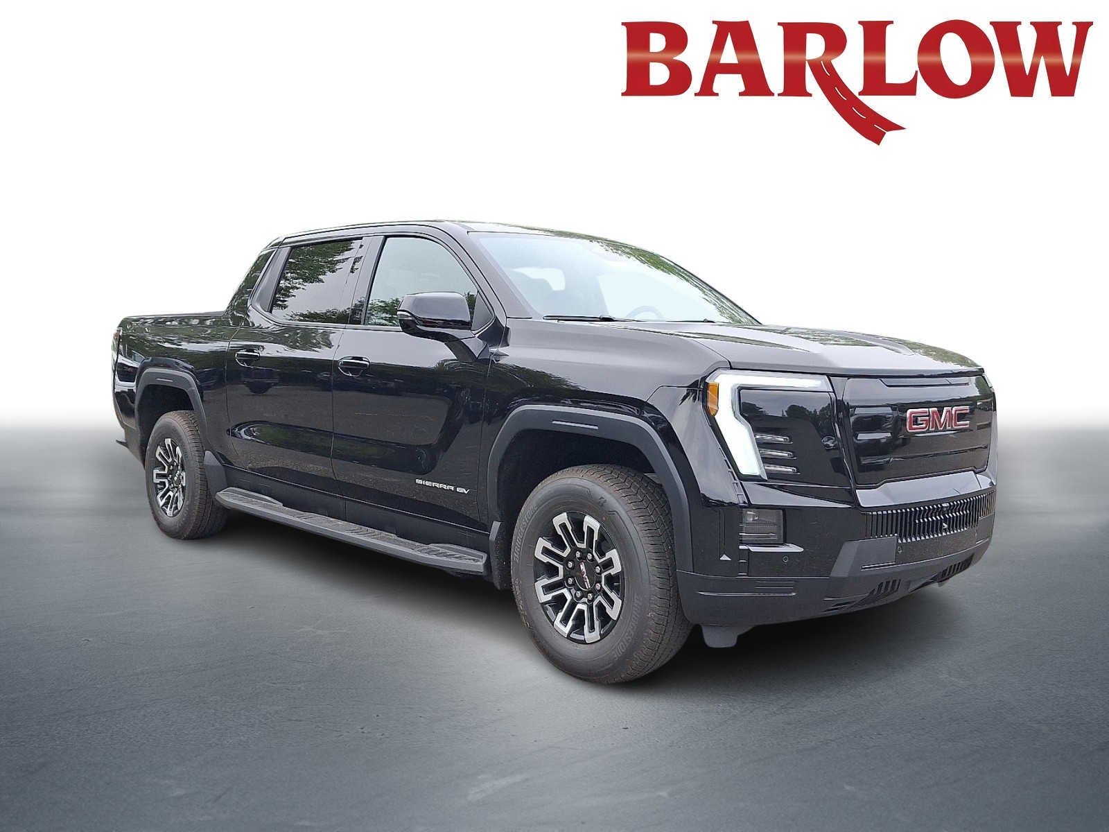 2026 GMC Sierra EV Elevation Extended Range in Onyx Black — front three-quarter view