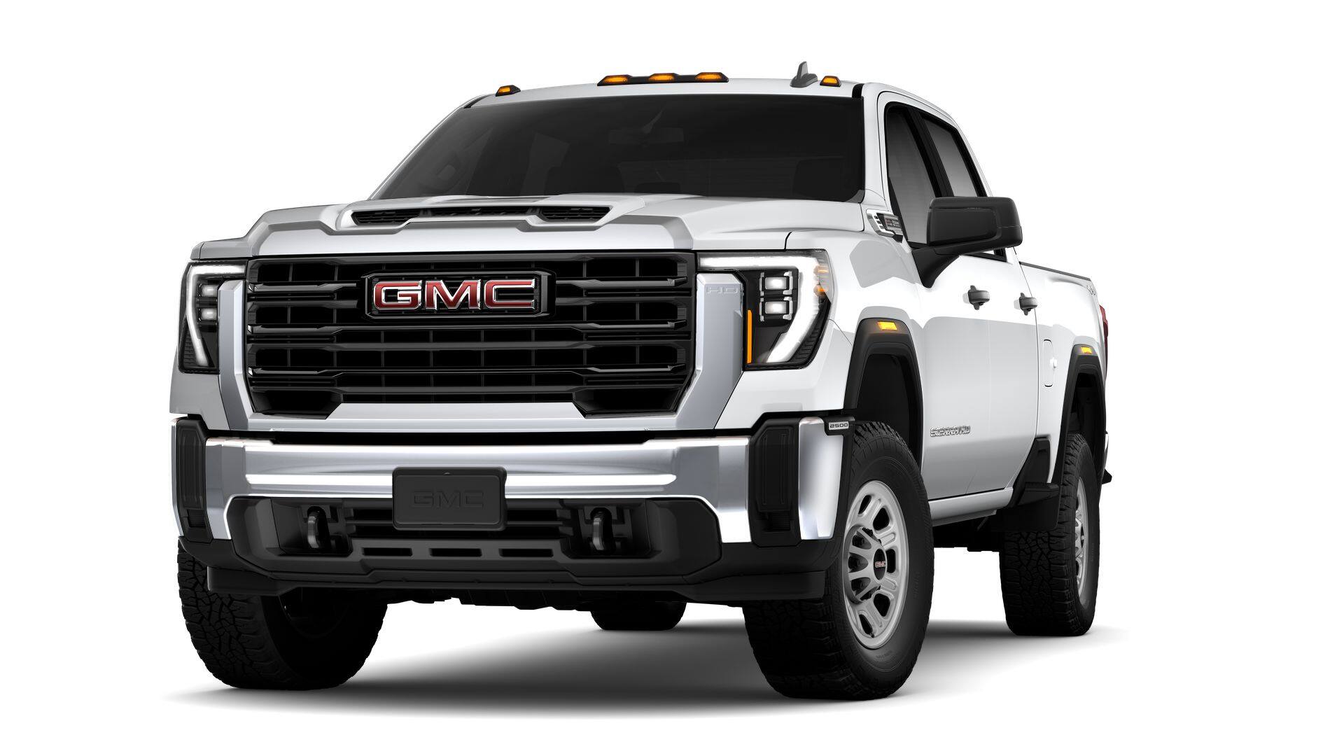 2026 GMC Sierra 2500 HD Pro in Summit White — front three-quarter view