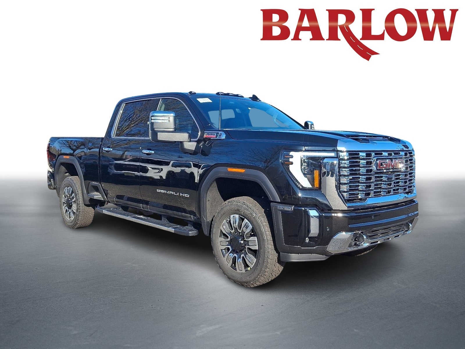 2026 GMC Sierra 2500 HD Denali in Onyx Black — front three-quarter view