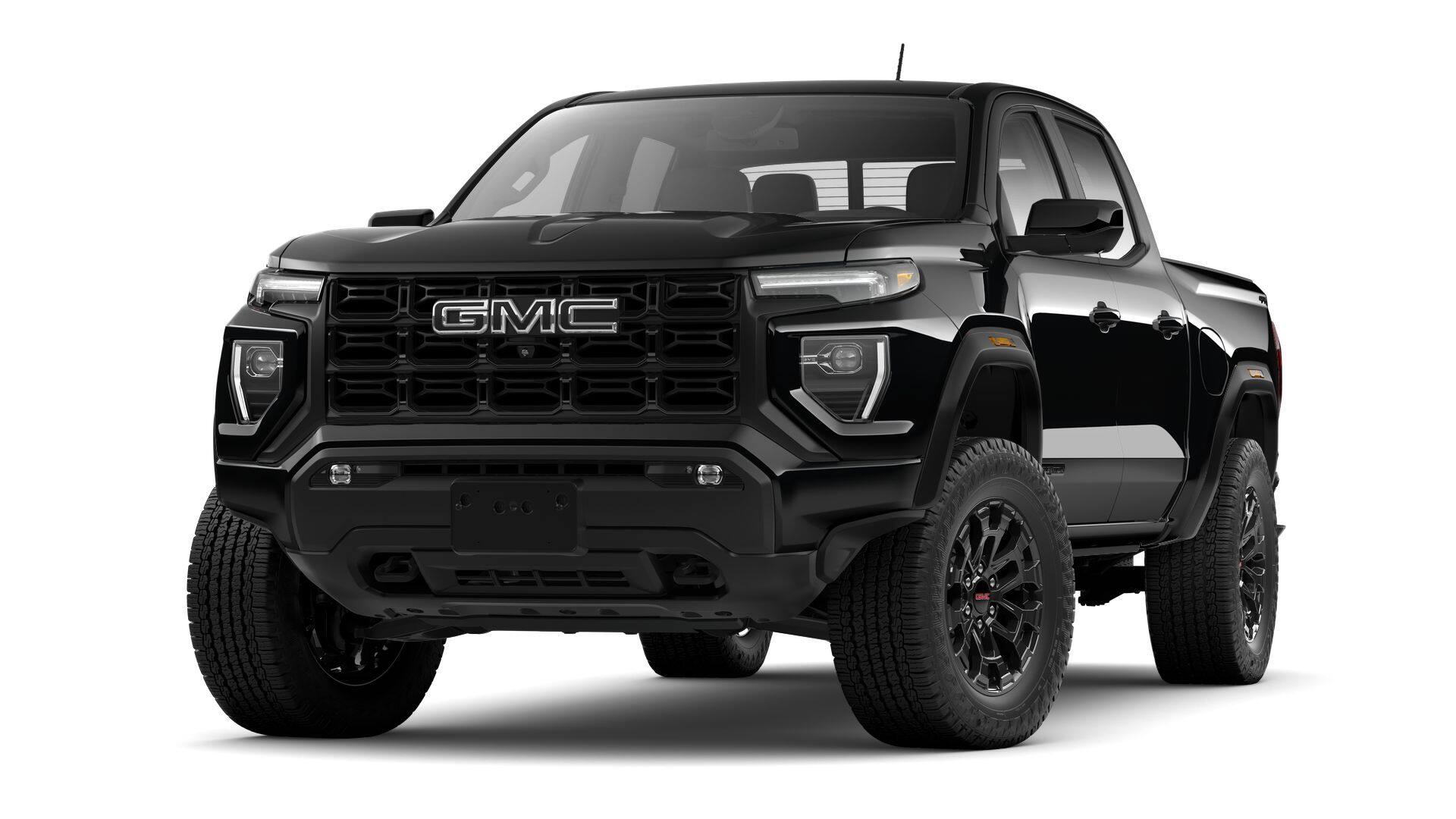 2026 GMC Canyon Elevation in Onyx Black — front three-quarter view