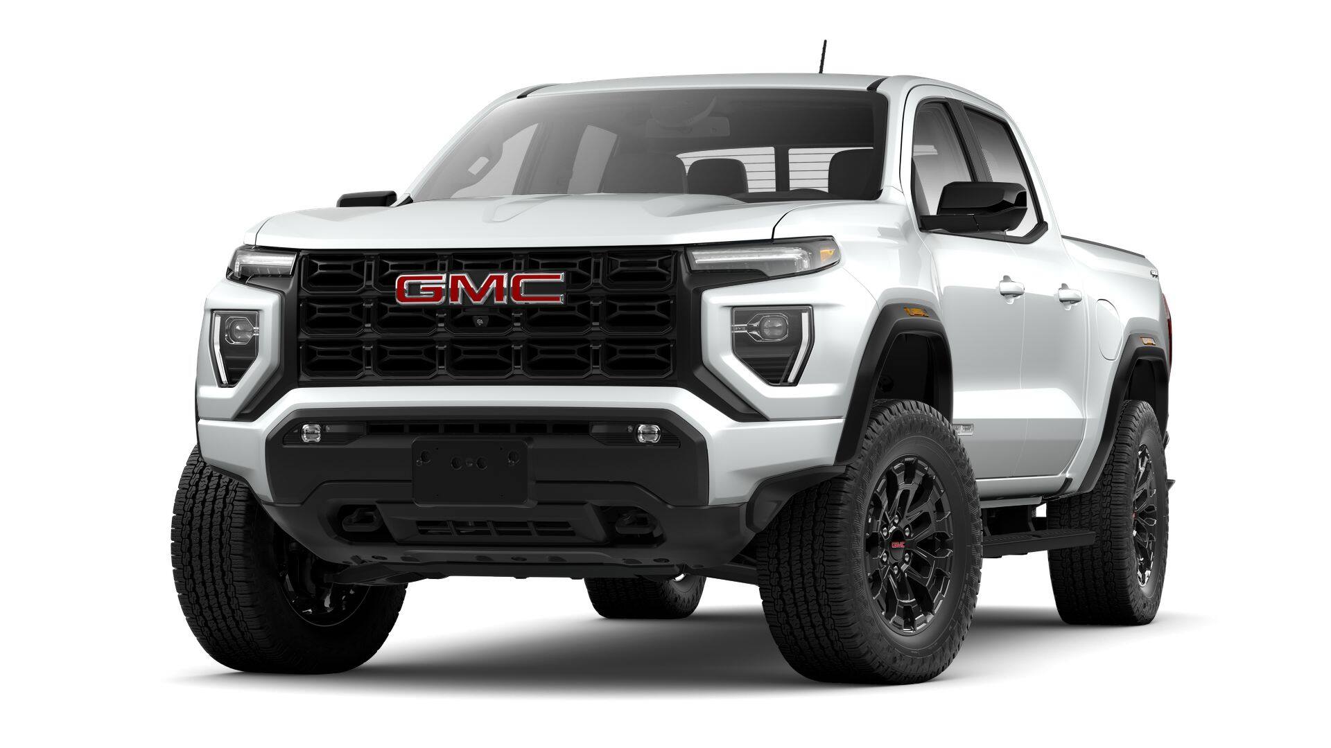 2026 GMC Canyon Elevation in Summit White — front three-quarter view