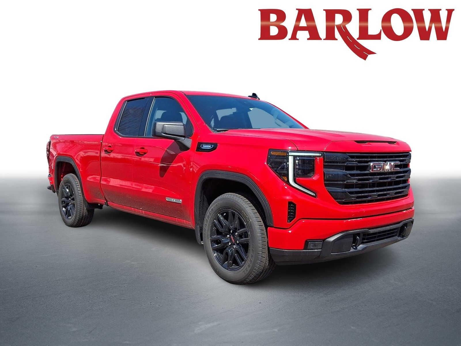 2026 GMC Sierra 1500 Elevation in Cardinal Red — front three-quarter view