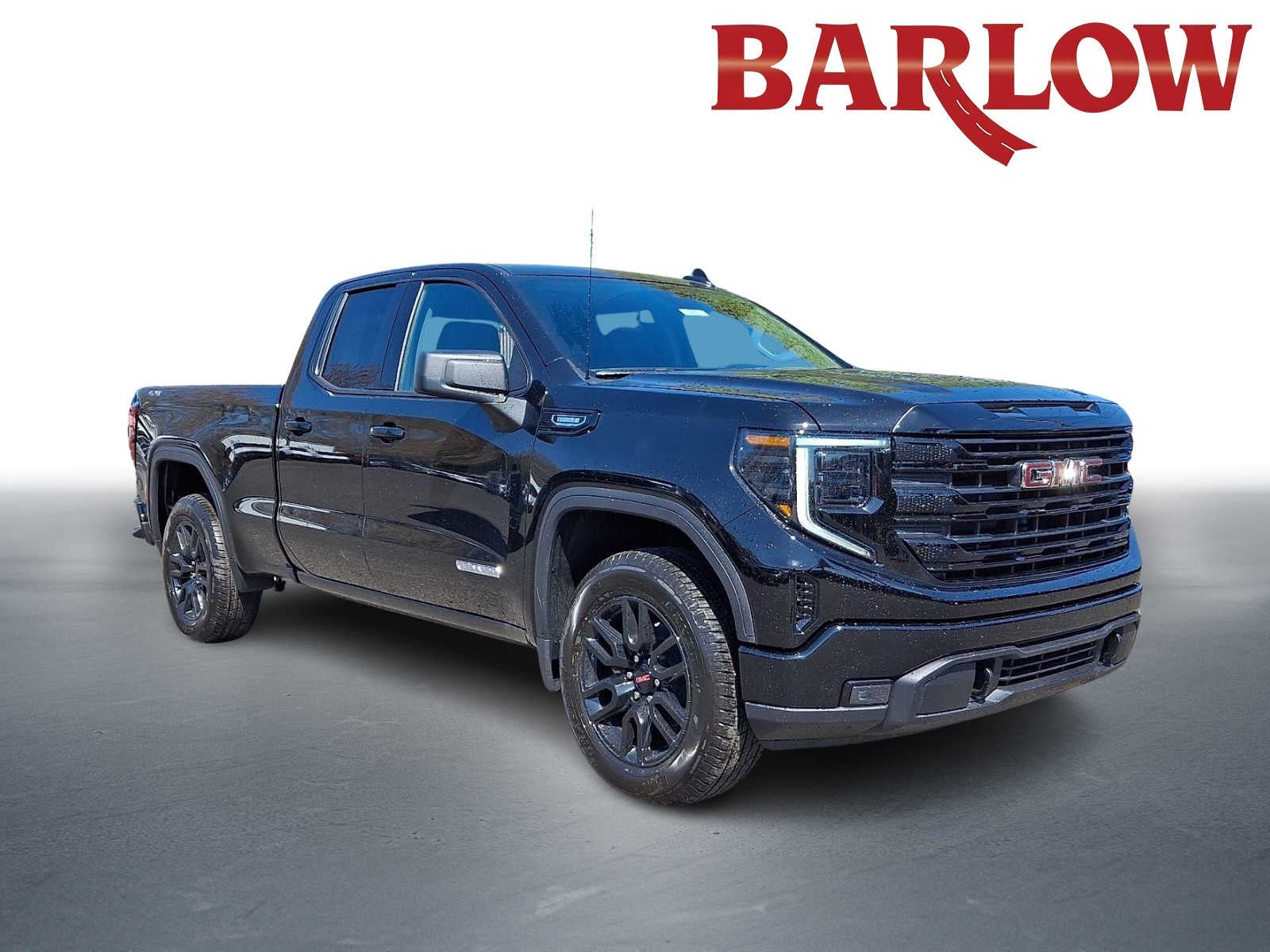 2026 GMC Sierra 1500 Elevation in Onyx Black — front three-quarter view