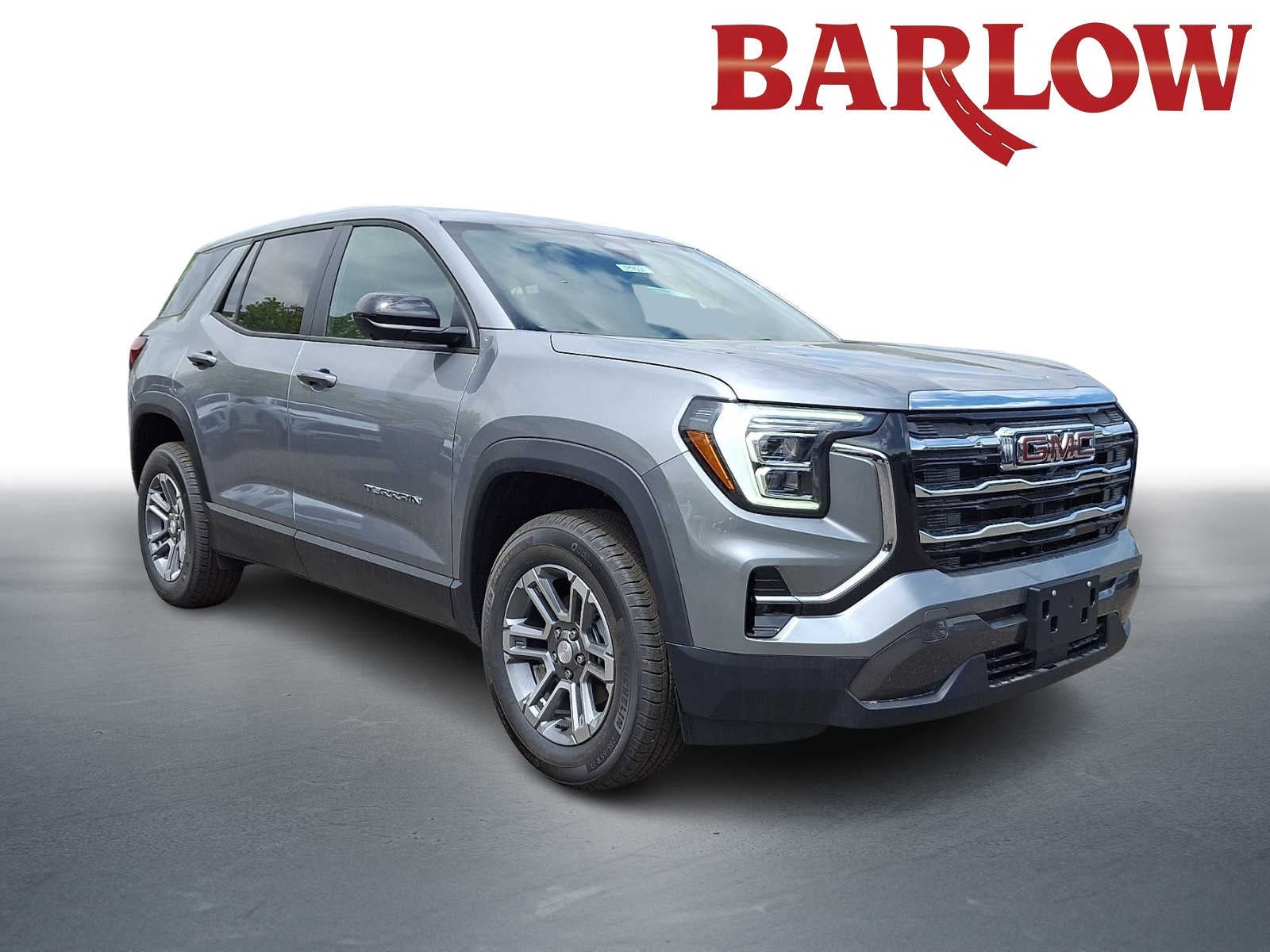 2026 GMC Terrain Elevation in Sterling Metallic — front three-quarter view