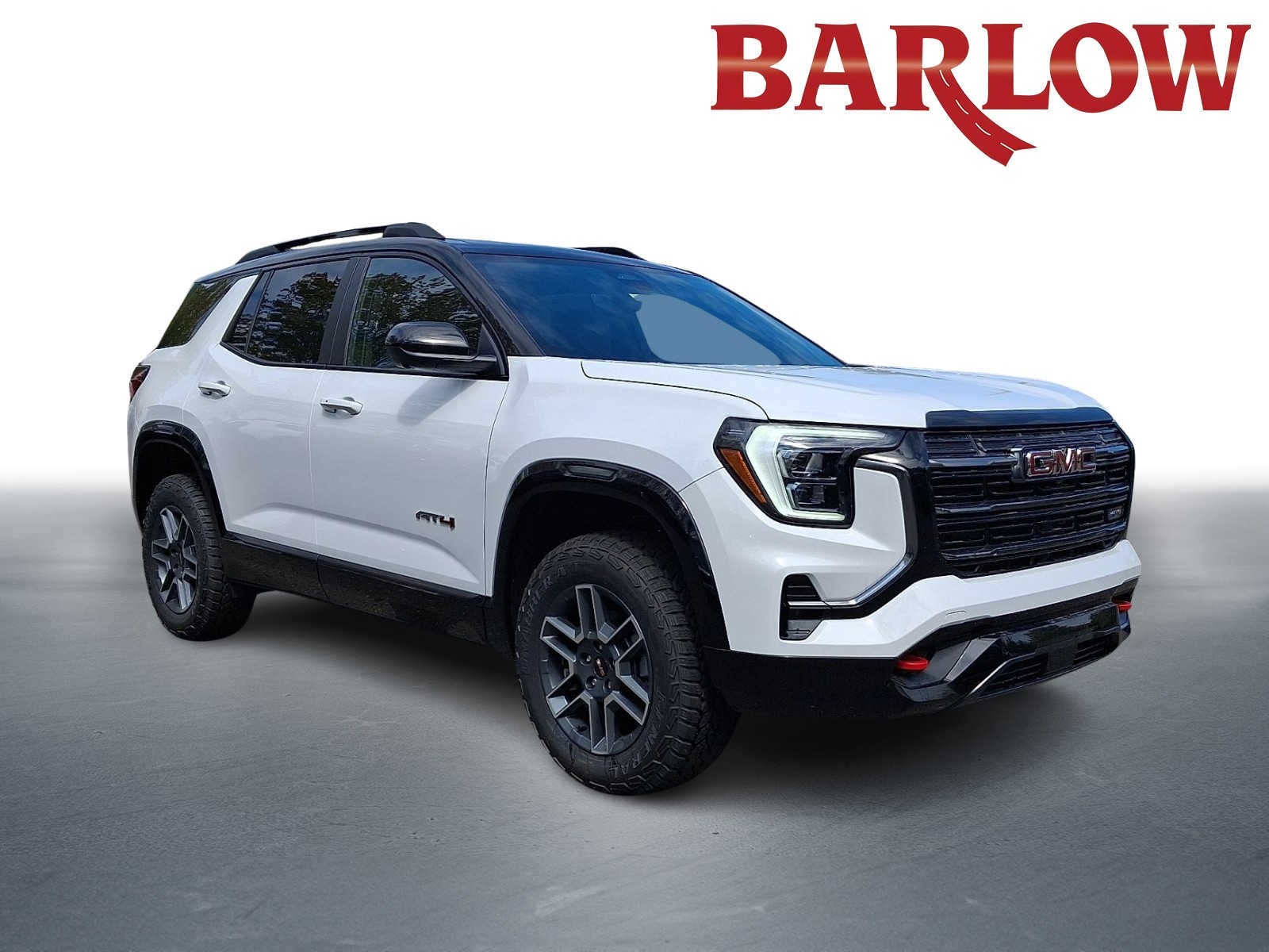 2026 GMC Terrain AT4 in Summit White — front three-quarter view