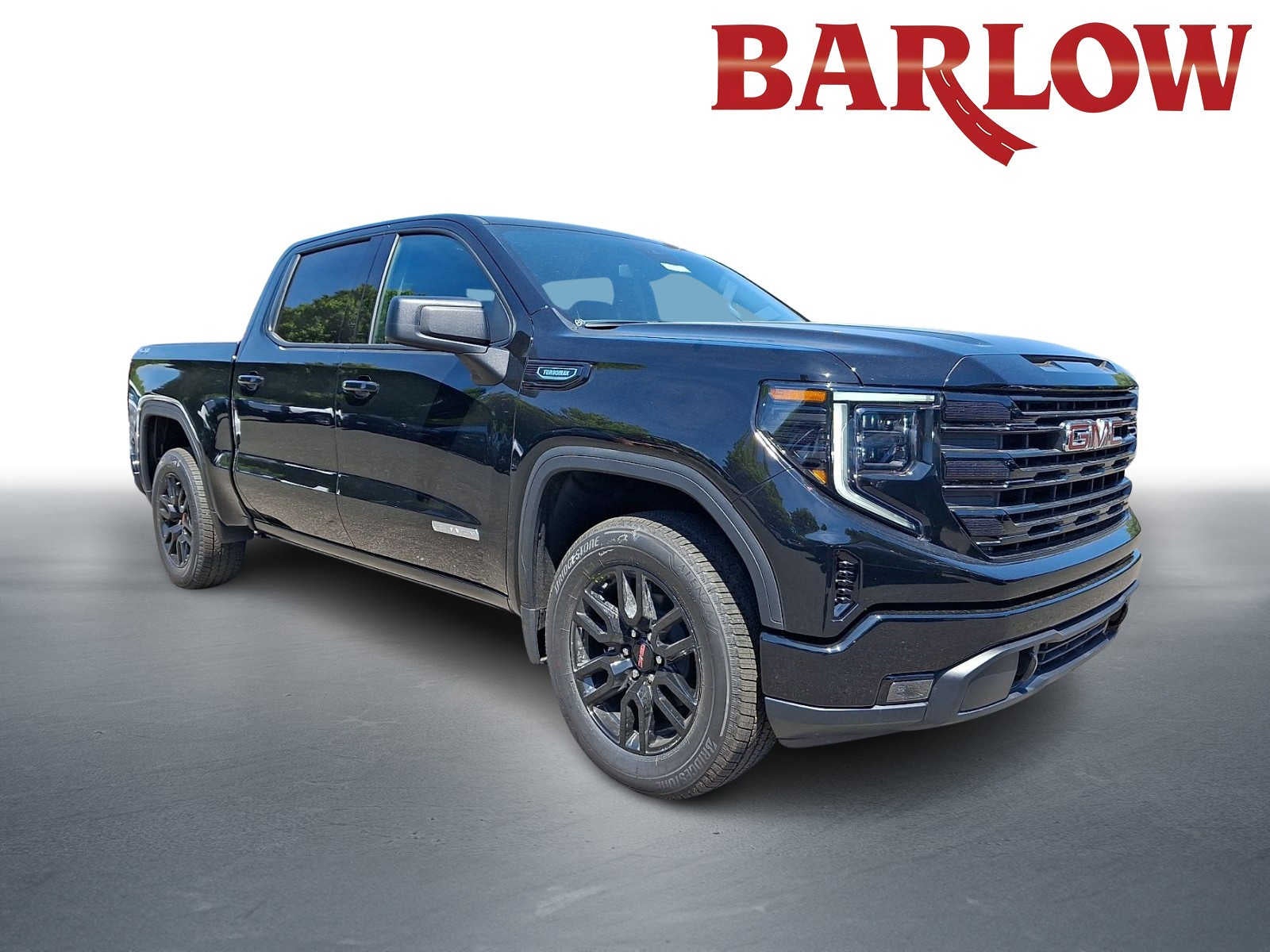 2026 GMC Sierra 1500 Elevation in Onyx Black — front three-quarter view