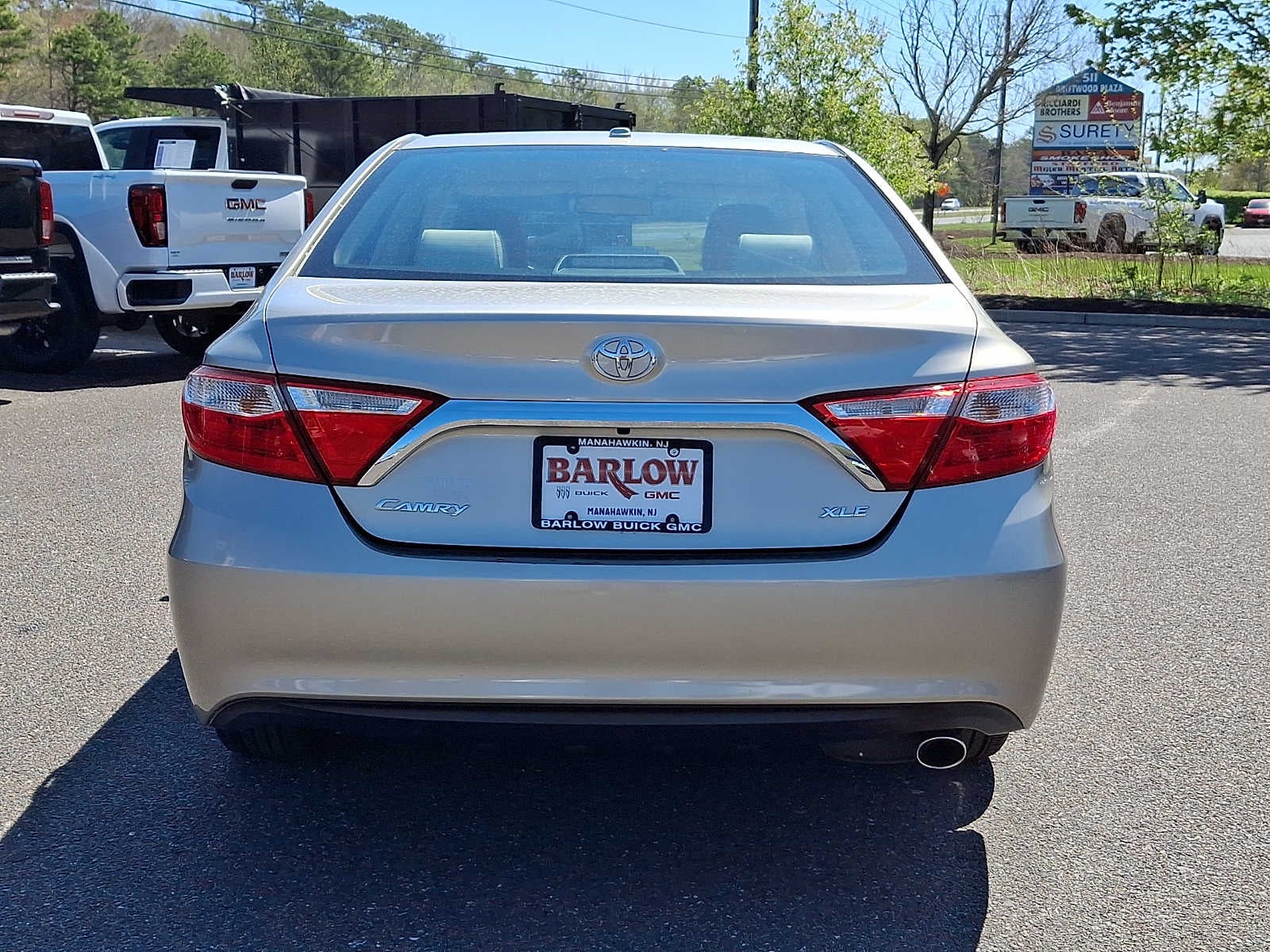 2016 Toyota Camry — interior view