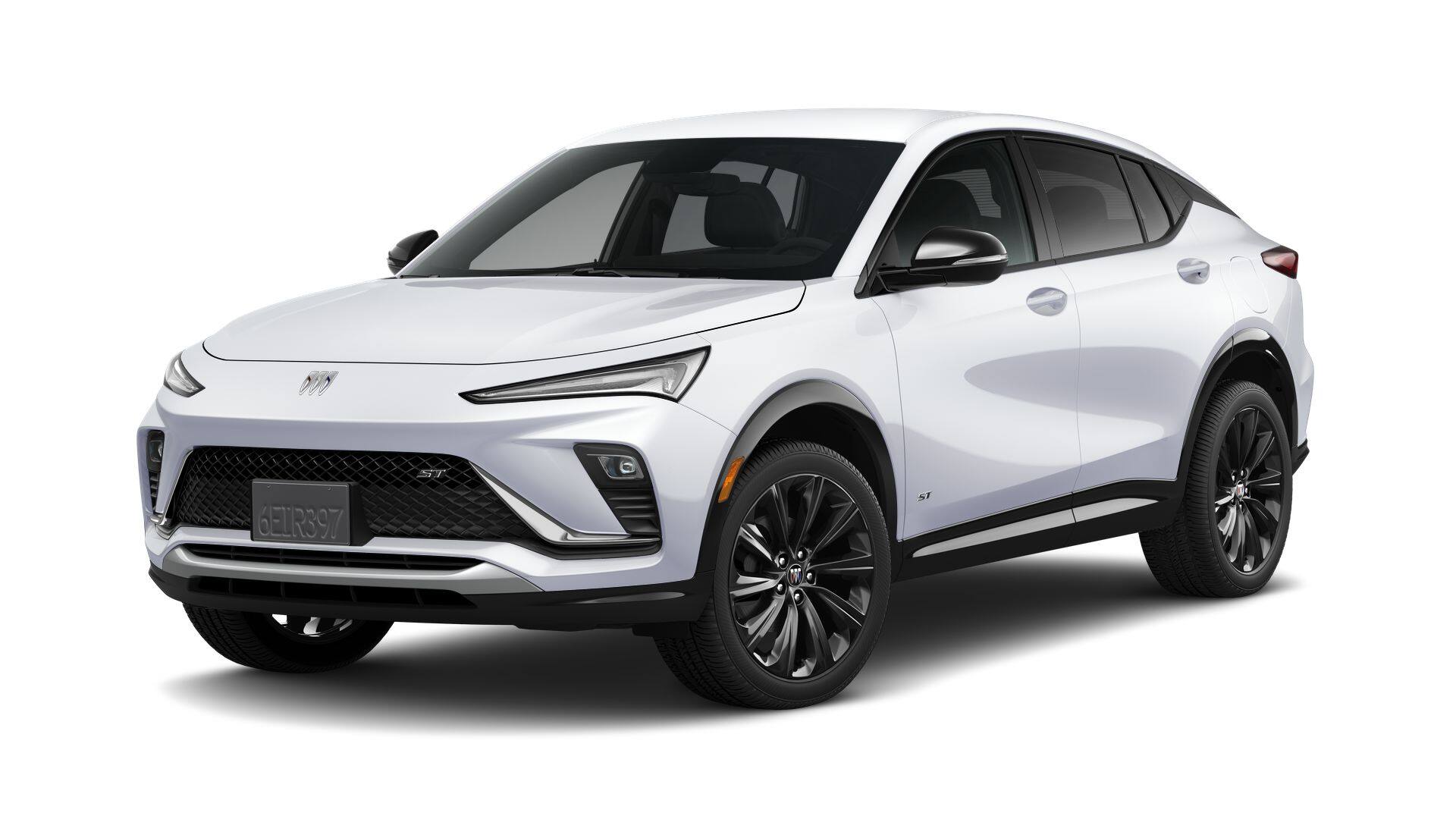 2026 Buick Envista Sport Touring in Summit White — front three-quarter view