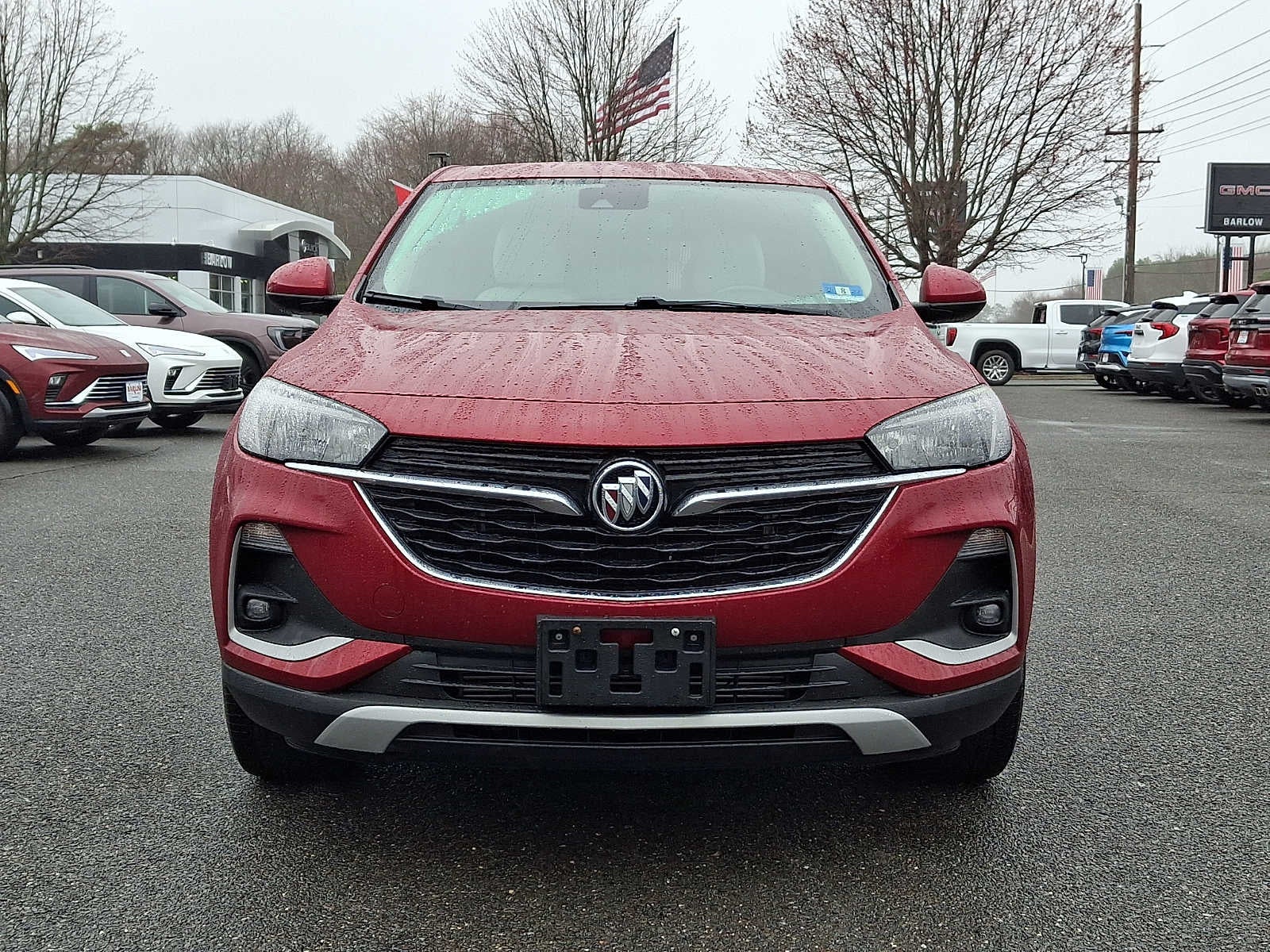 2020 Buick Encore GX Preferred in Chili Red Metallic — front three-quarter view