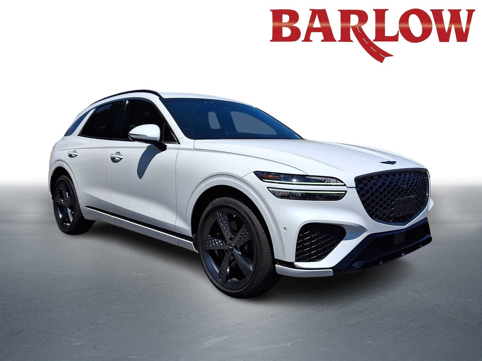 2023 Genesis GV70 3.5T Sport in White — front three-quarter view