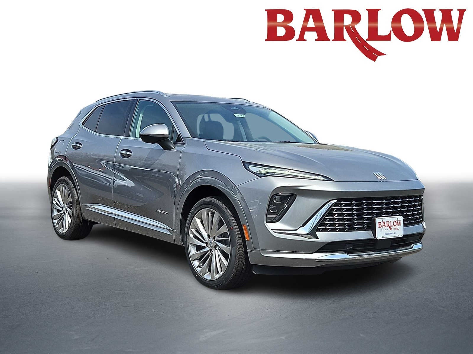 2026 Buick Envision Avenir in Moonstone Gray Metallic — front three-quarter view